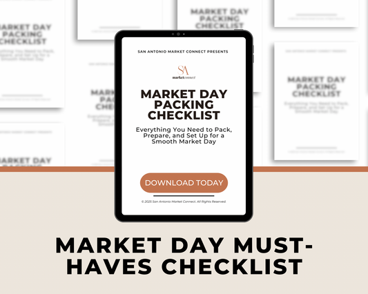 Market Day Packing Checklist